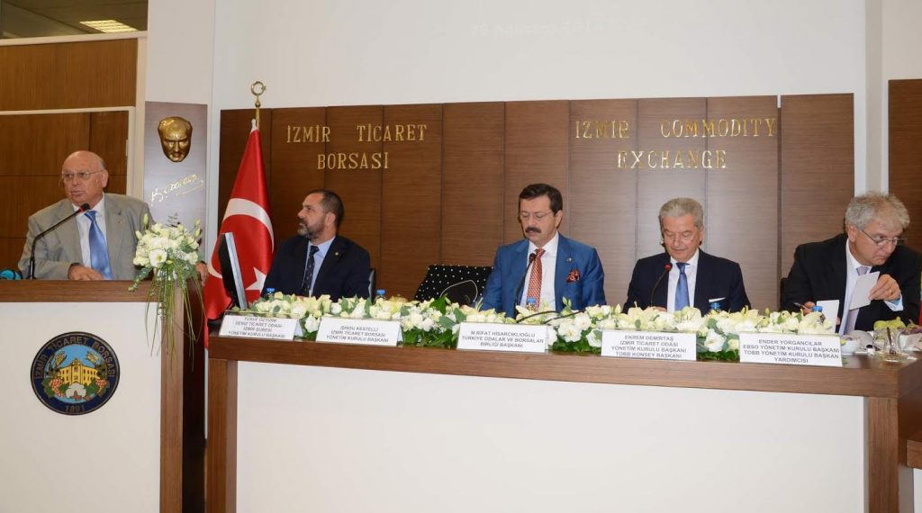 İZTB’DEKİ TOPLANTIDA ALİAĞA LİMAN SORUNLARI MASAYA YATIRILDI
