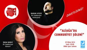 ALİAĞA’DA CUMHURİYET ŞÖLENİ