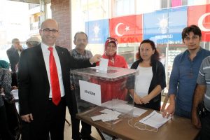AK PARTİ ALİAĞA’DA SEÇİM GÜNÜ