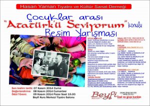 Beyfi Kurs Merkezi ‘Atatürk’ü Seviyoruz” konulu resim yarışması düzenliyor