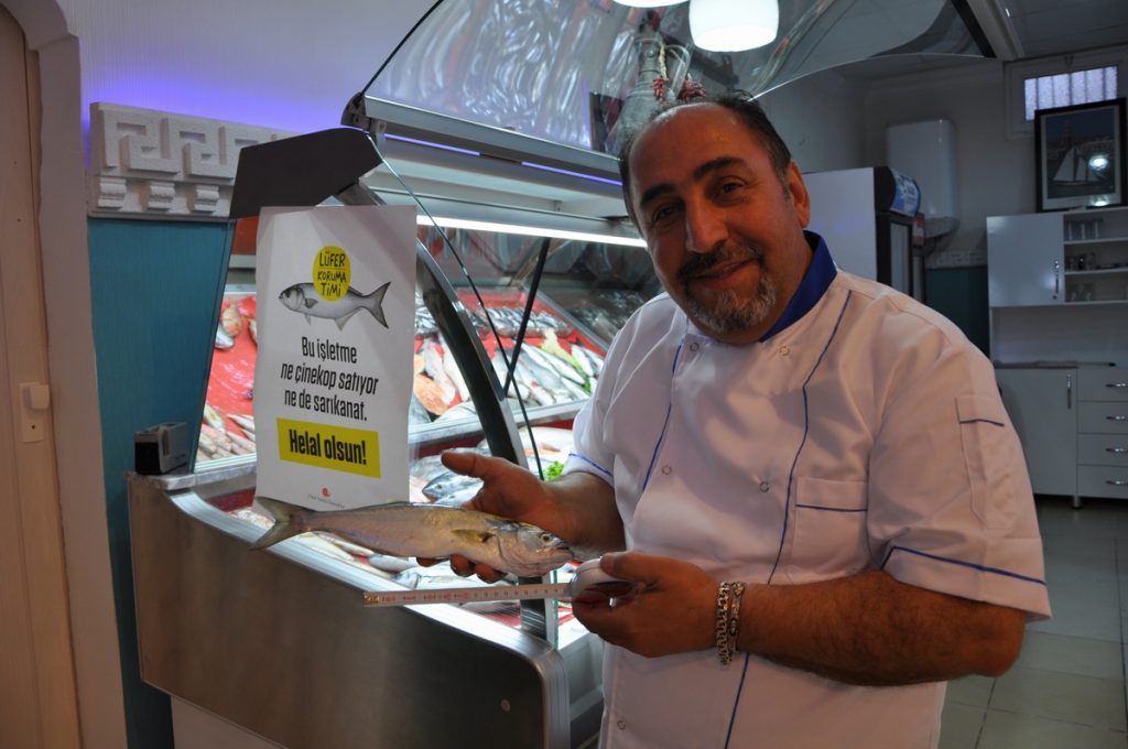 LÜFER KORUMA KAMPANYASINA ALİAĞA’DAN DESTEK