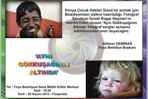 DÜNYA ÇOCUKLARI FOTOĞRAF SERGİSİ
