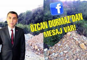 CHP ALİAĞA  İLÇE BAŞKANI ÖZCAN DURMAZ “KAÇAK DÖKÜMÜN HESABINI VERSİNLER”