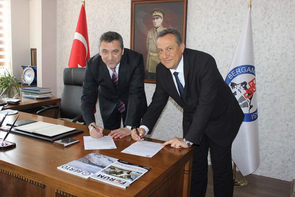    BERTO İLE DİKİLİ BELEDİYESİ ARASINDA İKİNCİ KOSGEB PROTOKOLÜ İMZALANDI