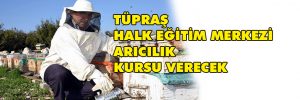 TÜPRAŞ HALK EĞİTİM MERKEZİ ARICILIK KURSU VERECEK