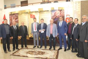Baş­kan Salih Yi­yi­talp maz­ba­ta­sı­nı aldı!