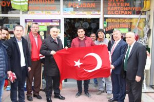 Menemen’de ‘Zeytin Dalı Harekatı’na destek