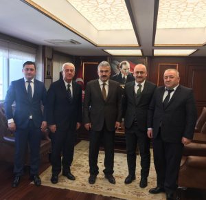 ODA BAŞ­KAN­LA­RI VALİ AY­YIL­DIZ ‘I ZİYARET ETTİ
