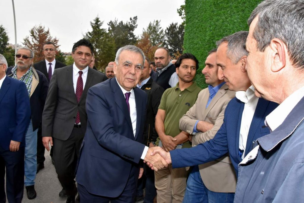 AZİZ KOCAOĞLU ALİAĞA’DA MUHTARLARLA BULUŞTU