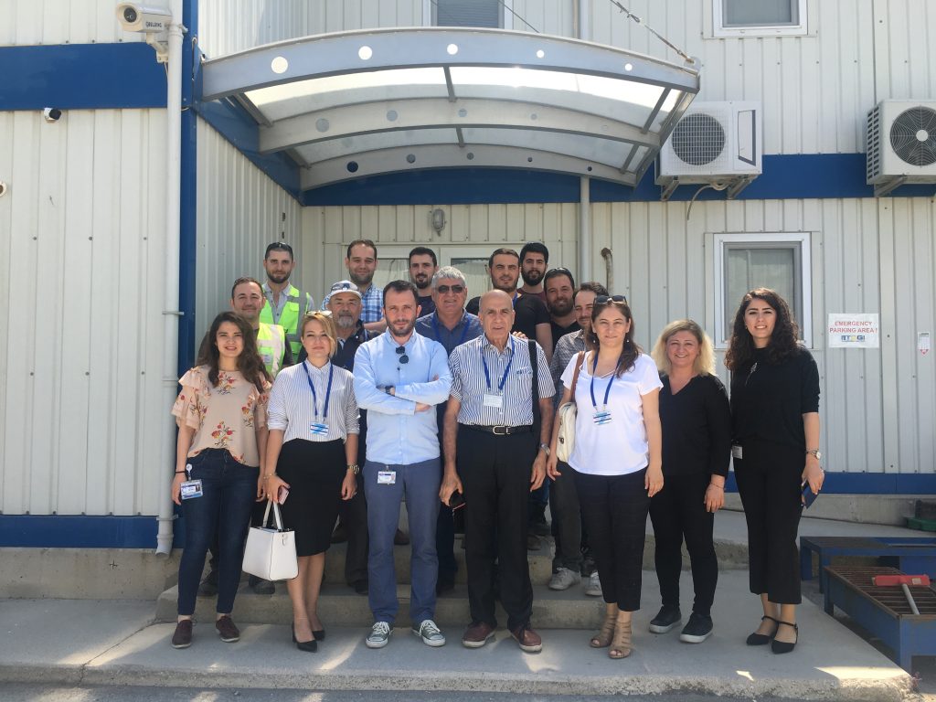 TMMOB İNŞAAT MÜHENDİSLERİ ODASI ALİAĞA TEMSİLCİLİĞİ’NDEN EGE RAFİNERİ SAHASINA ZİYARET