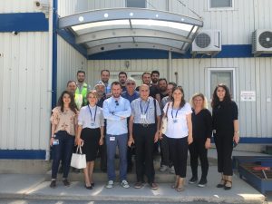 TMMOB İNŞAAT MÜHENDİSLERİ ODASI ALİAĞA TEMSİLCİLİĞİ’NDEN EGE RAFİNERİ SAHASINA ZİYARET