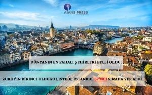 DÜNYANIN EN PAHALI ŞEHİRLERİ BELLİ OLDU!