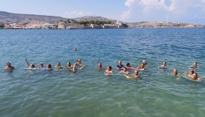 YAZ MEVSİMİNDE SU JİMNASTİĞİ