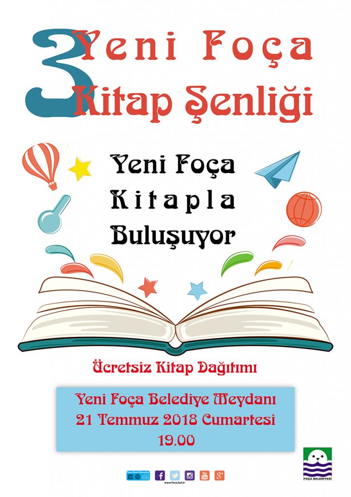 YENİ FOÇA’DA KİTAP ŞENLİĞİ YARIN BAŞLIYOR!