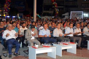 ALİAĞA’DA 15 TEMMUZ ŞEHİTLERİ İÇİN ANMA PROGRAMI DÜZENLENDİ