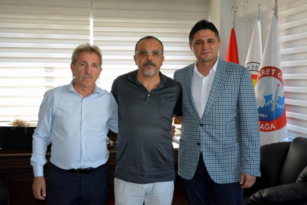 ALİAĞA BELEDİYE BAŞKANI SERKAN ACAR’DAN ALTO BAŞKANI ÖMER ERTÜRK’ E İADE-İ ZİYARET