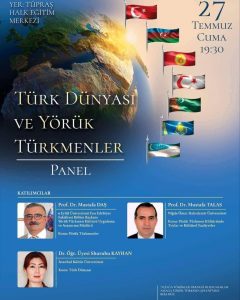 ALİAĞA’DA “TÜRK DÜNYASI VE YÖRÜK TÜRKMENLER” PANELİ DÜZENLENECEK