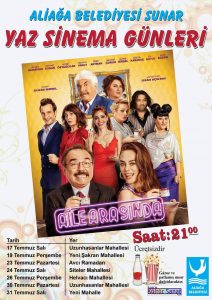 ALİAĞA’DA YAZ SİNEMA GÜNLERİ BAŞLIYOR