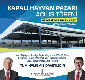 BAKIRÇAY’IN EN MODERN HAYVAN PAZARI AÇILIYOR