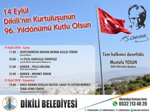 Dikili kurtuluş günü coşkusuna hazır