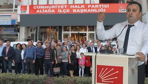 OSMAN MURAT:  “ALİAĞA’YA HİZMET İÇİN  BEN DE VARIM” DEDİ