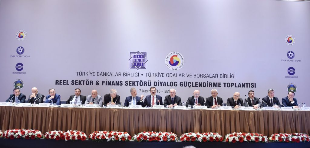 REEL SEKTÖR VE FİNANS SEKTÖRÜ DİYALOG GÜÇLENDİRME TOPLANTISI İZMİR’DE YAPILDI