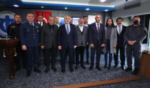 VALİ KÖŞGER, İMEAK DTO ALİAĞA ŞUBESİNİ ZİYARET ETTİ