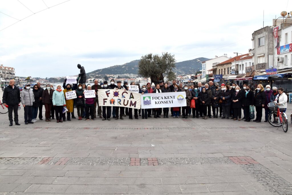 FOÇA KENT KONSEYİ’NDEN ‘‘SAVAŞA HAYIR!’’