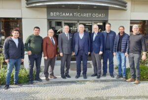 EGE MADEN İHRACATÇI BİRLİKLERİ BAŞKAN ADAYINDAN BERTO’YA ZİYARET