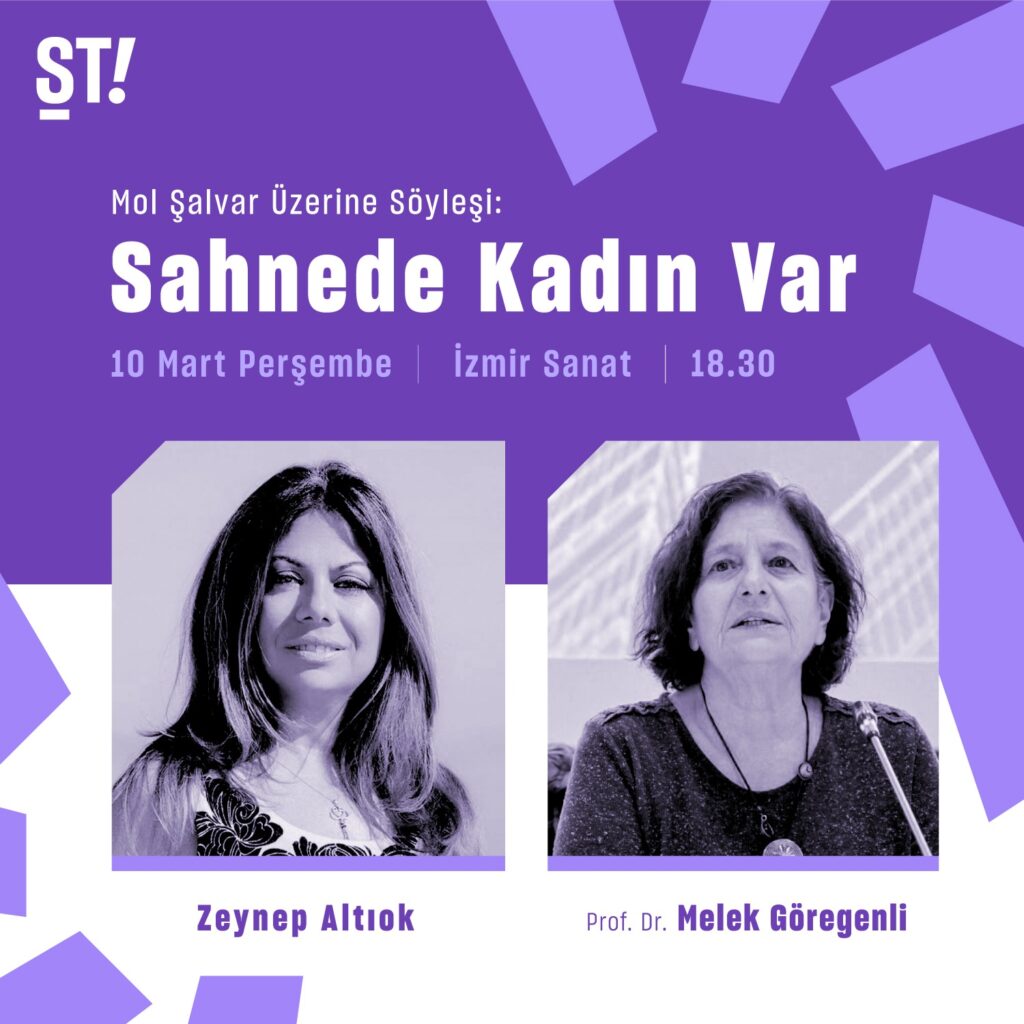 Mor Şalvar “kadın” söyleşisiyle sahnede