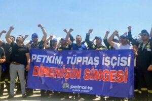 TÜPRAŞ İŞÇİSİNE DESTEK ARTIYOR