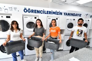 Büyükşehir’den üniversite öğrencilerine ücretsiz çamaşırhane hizmeti
