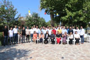 AK PARTİ ALİAĞA YENİ YÖNETİMİ BASINLA BULUŞTU