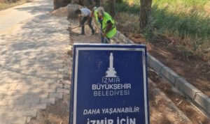 Menemen’de üst kaplama çalışmaları devam ediyor