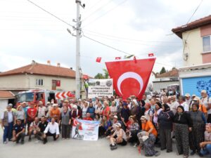 Afyon’dan İzmir’e Zafer Yürüyüşü devam ediyor