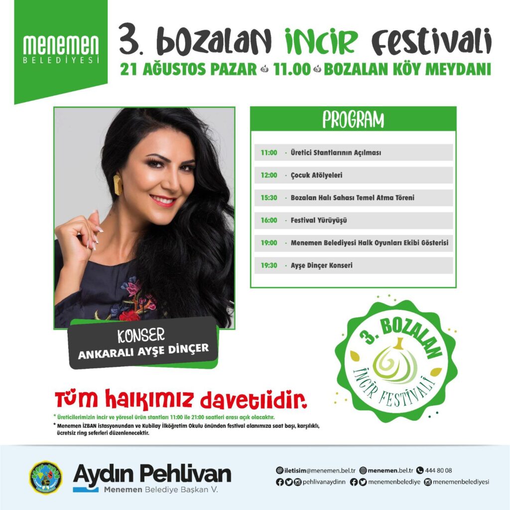 Menemen’den İncir Festivali Daveti