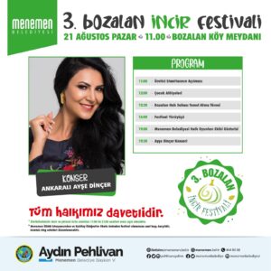 Menemen’den İncir Festivali Daveti