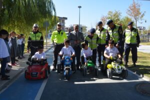 Aliağa Çocuk Trafik Eğitim Parkı’nda yeni dönem eğitimleri başladı