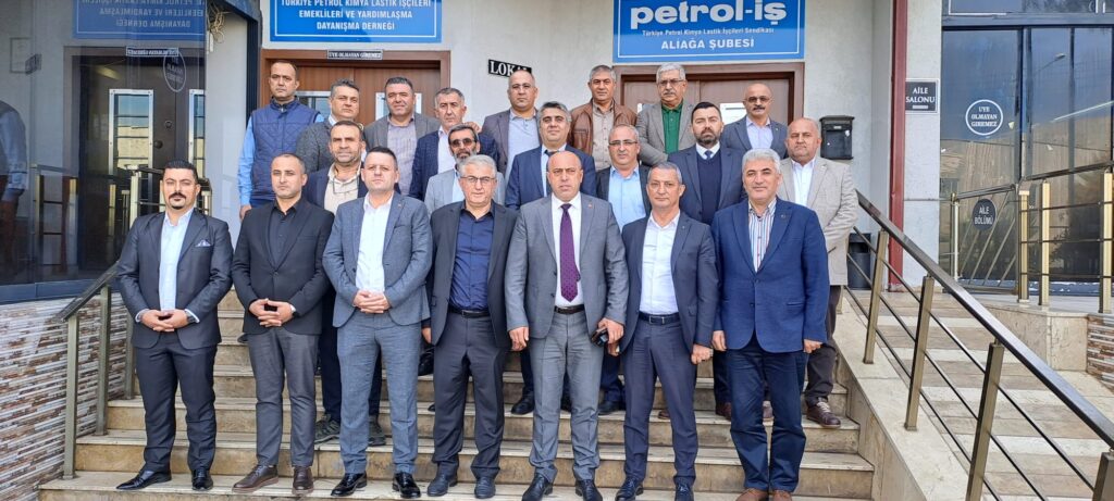 Türk-İş başkanları Aliağa’da toplandı