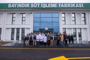 Bayındır Süt İşleme Fabrikası’nda test üretimi başladı