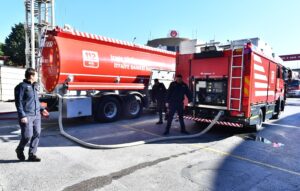 ESHOT’un mazot tankerleri artık yangın söndürmede kullanılacak