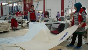 Kızılay’ın AFAD İçin Çadır Üretimi Sürüyor