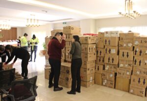 DEPREM BÖLGESİ İÇİN İHTİYAÇ MALZEMELERİ BERTO’DA TOPLANIYOR