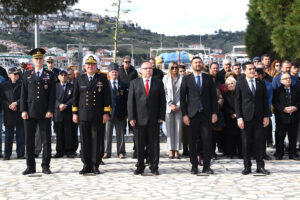 ÇANAKKALE ZAFERİ’NİN 108. YILDÖNÜMÜ FOÇA’DA ANILDI