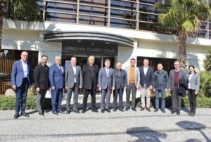 AYVALIK TİCARET ODASI BERTO’YU ZİYARET ETTİ,
