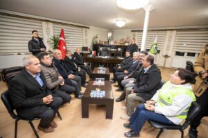 Soyer deprem ve selden etkilenen kardeş belediye Tut’u ziyaret etti