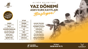 ASEV Yaz Dönemi Kurs Kayıtları Başlıyor