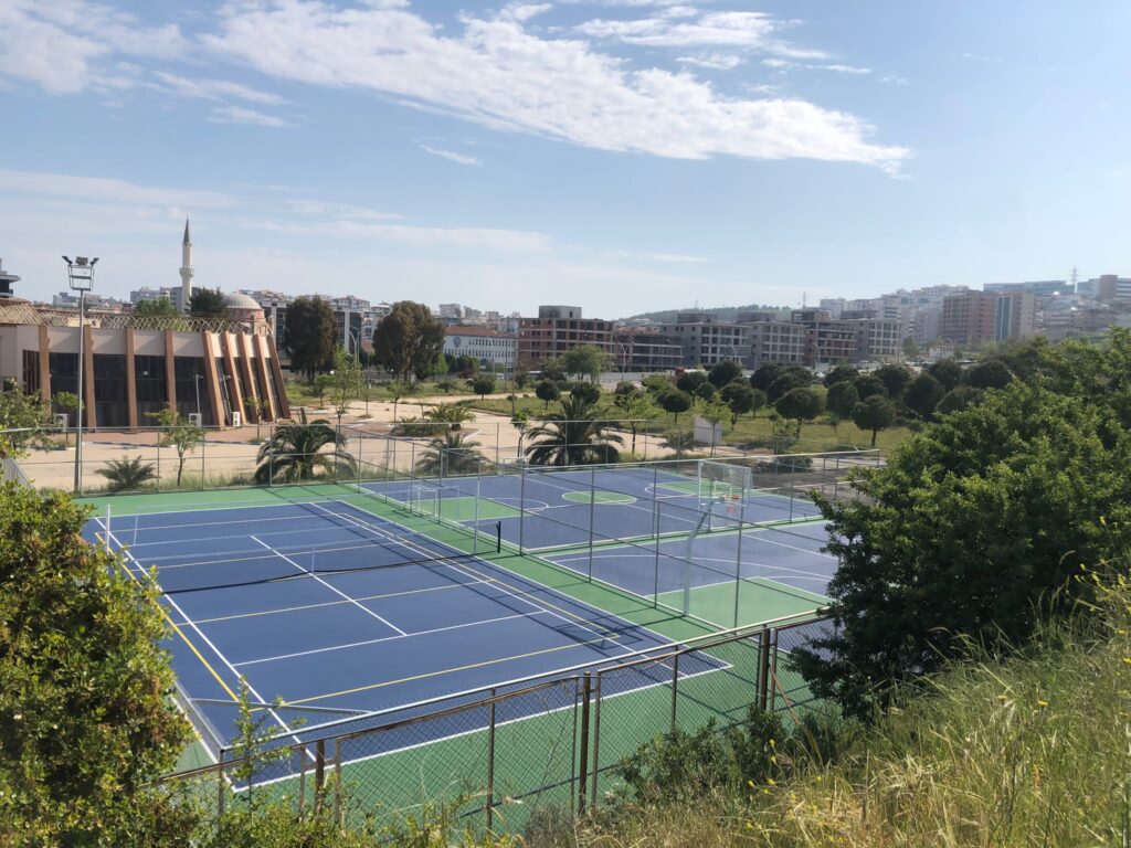 EÜ Aliağa MYO’ya 1200 metrekarelik spor alanı kazandırıldı