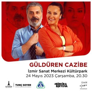 Güldüren Cazibe “Bir Kira Bir Yuva” için sahnede