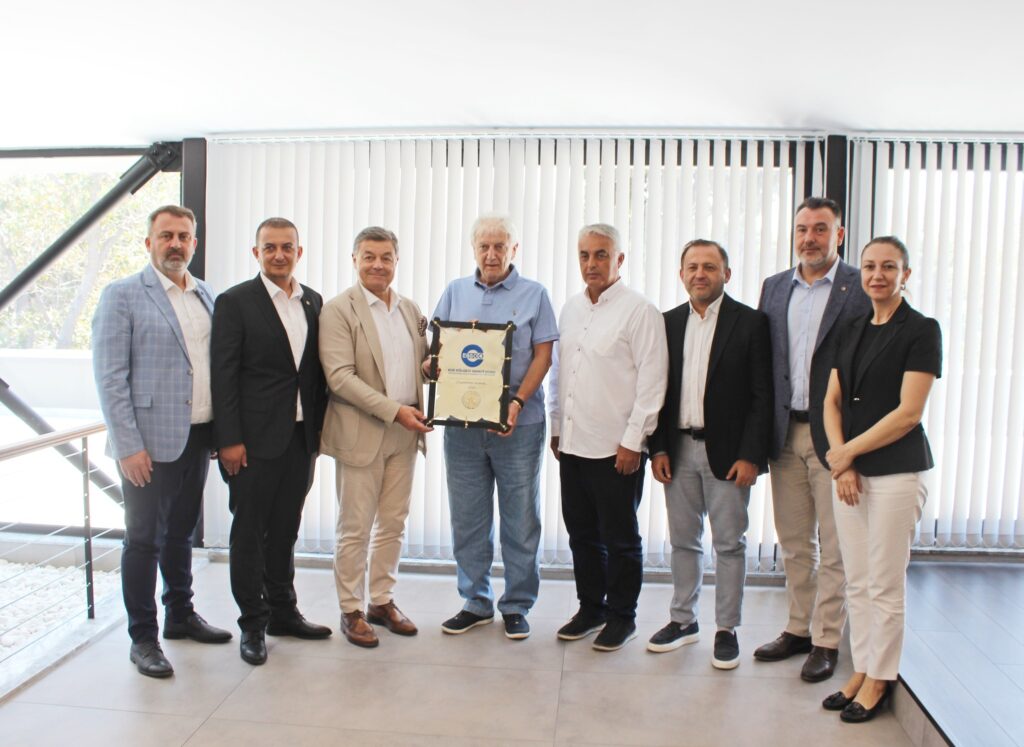 BERTO YÖNETİMİ, EBSO BAŞKANI ENDER YORGANCILAR’I ZİYARET ETTİ